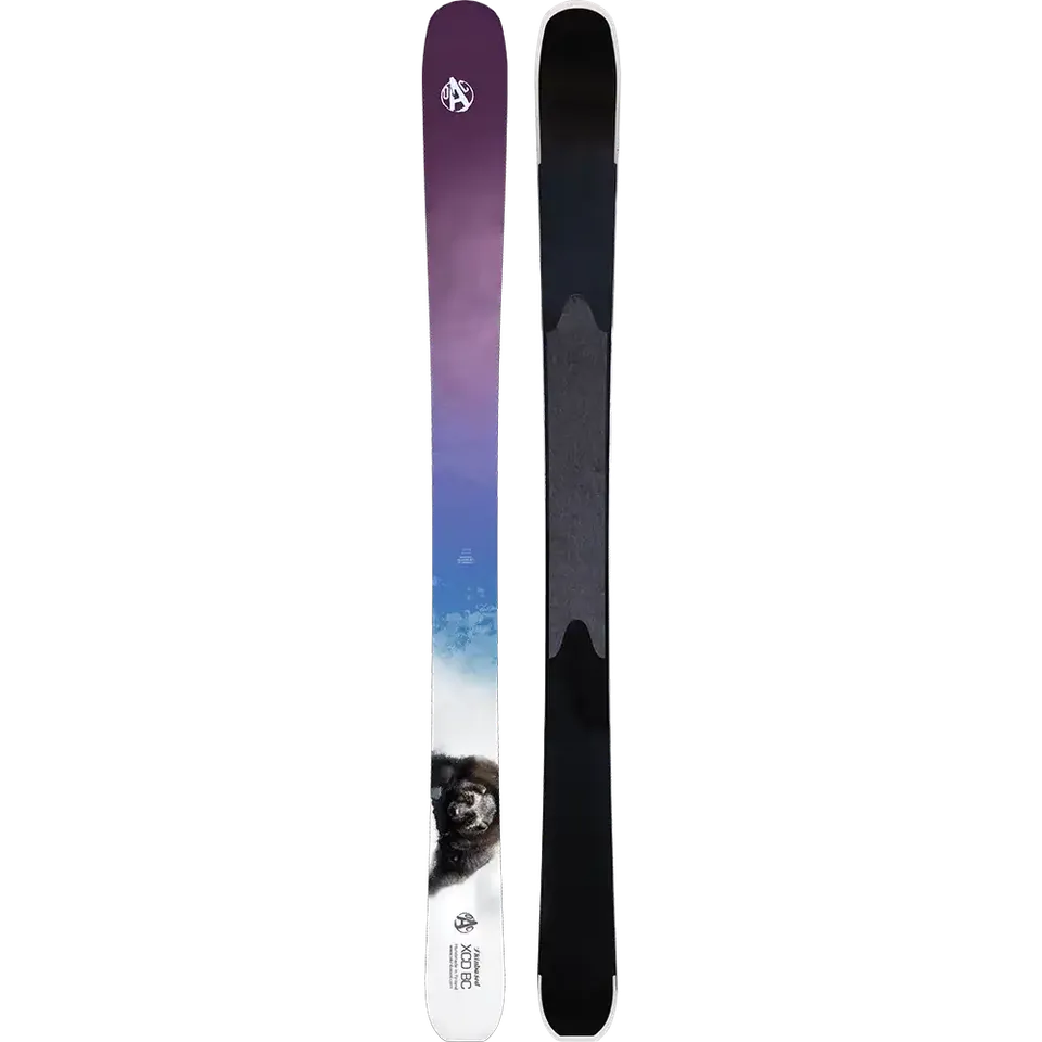 OAC Skinbased XCD BC 160 ski med feller stålkant