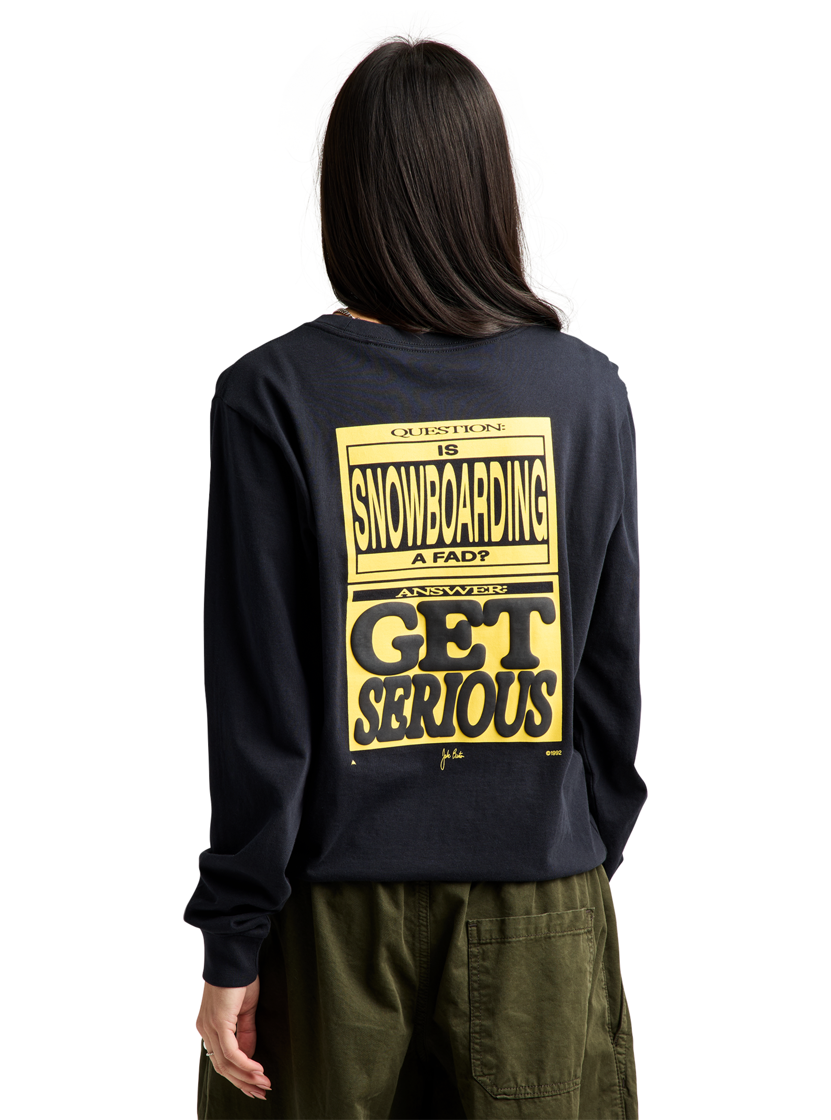 Burton To the World langermet t-skjorte True Black