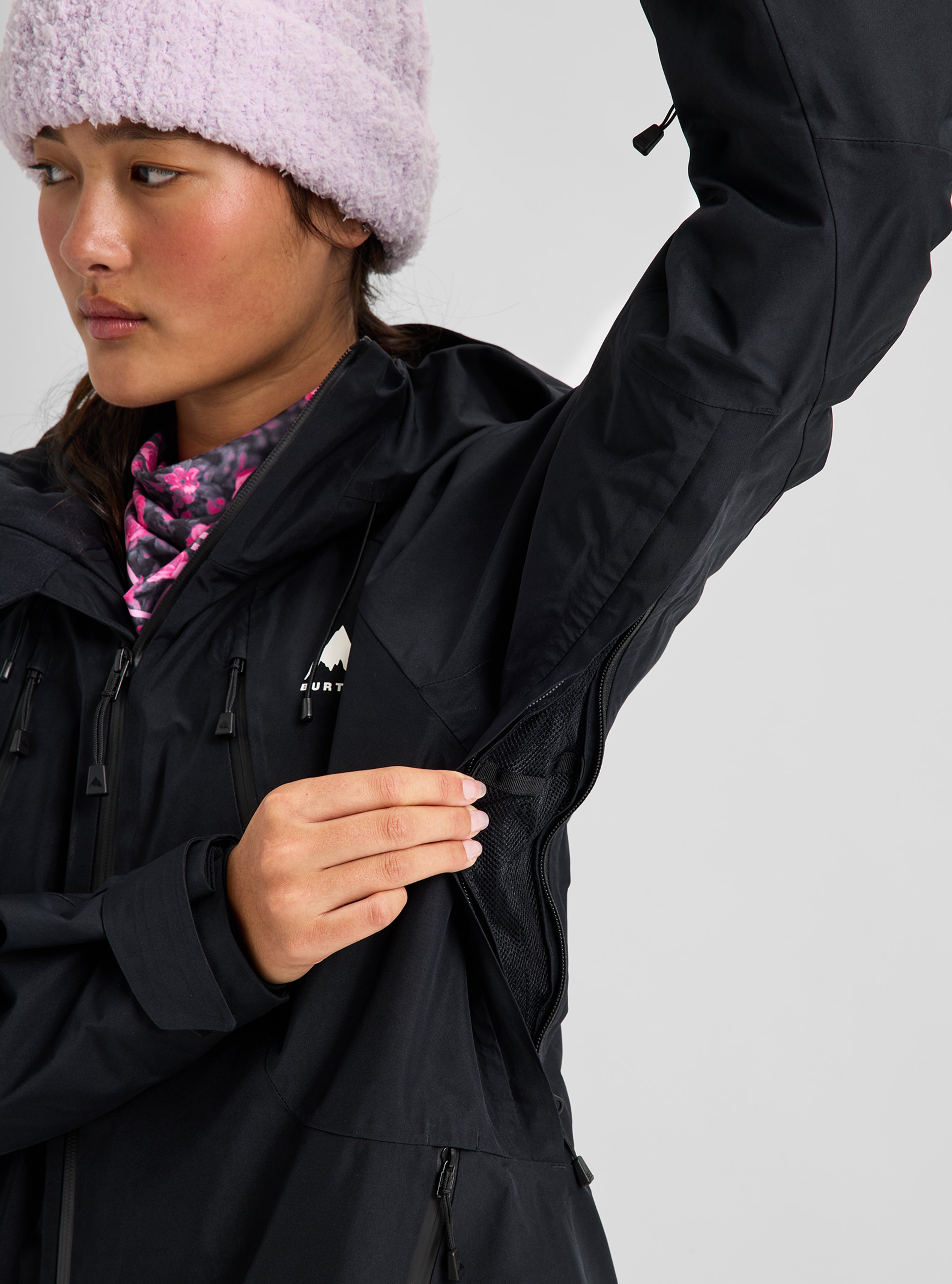 Burton Reserve GORE-TEX 2L jakke dame true black vanntett